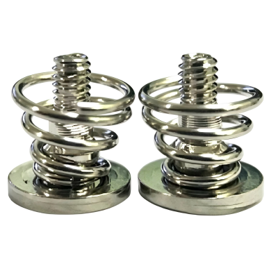 Nickel Plated Pan Head Double Spring Combination Screw With Integrated Spring Washer